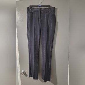 Express Women's Navy Pinstripe Pants